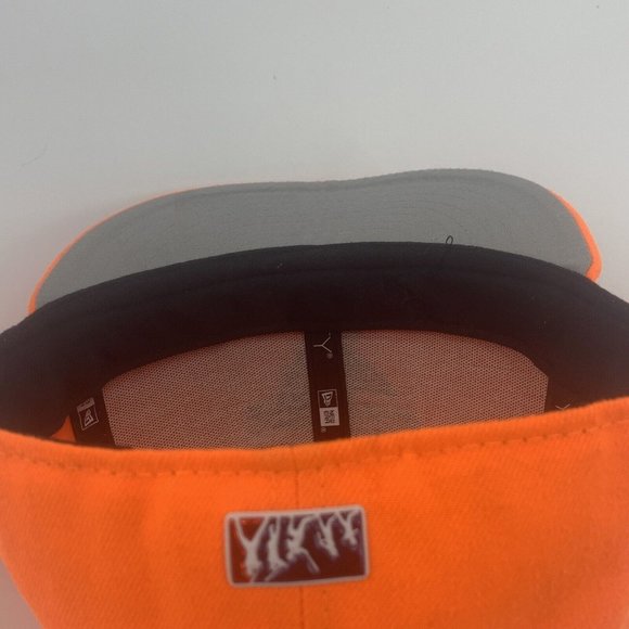 Adult New Era 59Fifty Fitted Hat Baltimore Orioles Size 6 5/8 Bright Orange - Picture 12 of 12